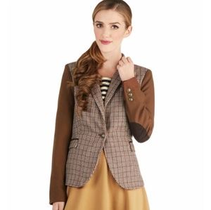 Love Tree Blazer with Elbow Patches from Modcloth